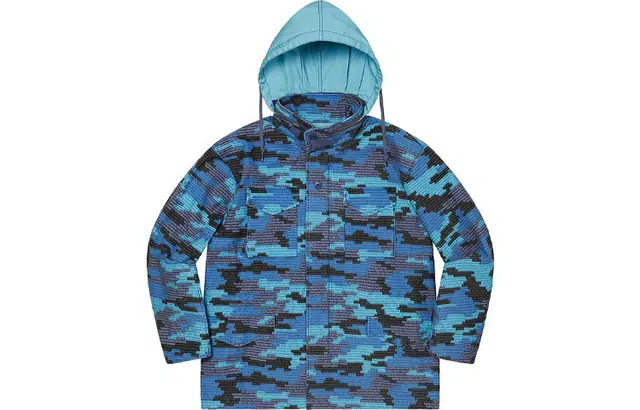Supreme SS21 Week 3 Logo Camo M-65 Jacket M-65