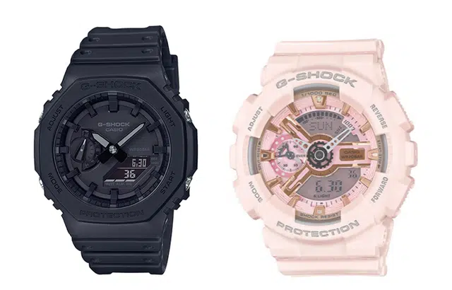 CASIO G-SHOCK GA-2100-1A1+GMA-S110MP-4A1ER