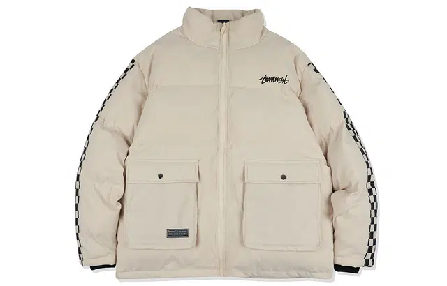 Suamoment Chessboard Patchwork Jacket