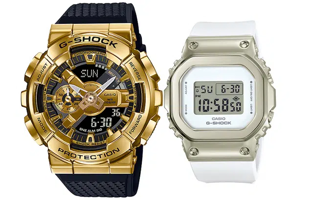 CASIO G-SHOCK BABY-G GM-110G-1A9+GM-S5600G-7ER