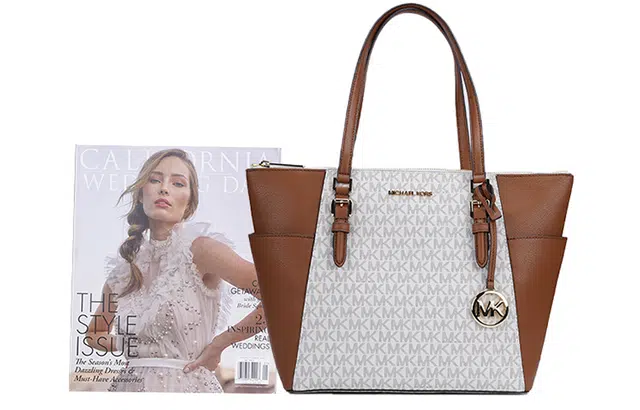 MICHAEL KORS MK Charlotte PVC Tote