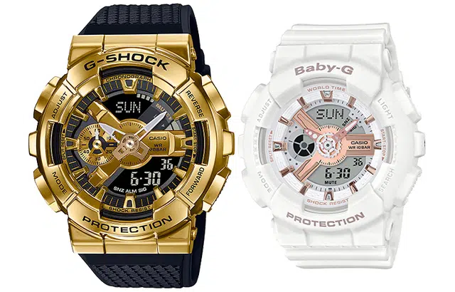 CASIO G-SHOCK BABY-G GM-110G-1A9+BA-110RG-7AER