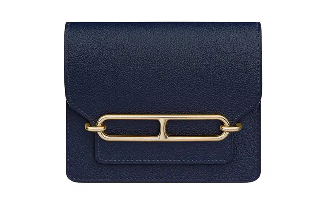 HERMES Roulis Slim Evercolor 2Z Bleu Nuit