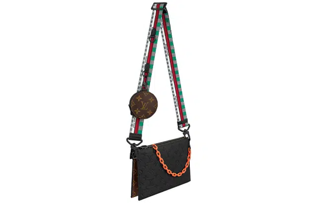 LOUIS VUITTON Virgil Logo Taurillon