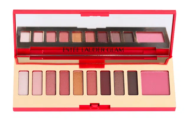 雅诗兰黛 圣诞限量版十色眼影腮红盘  