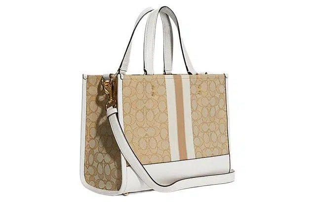 COACH Dempsey 30 Logo Tote