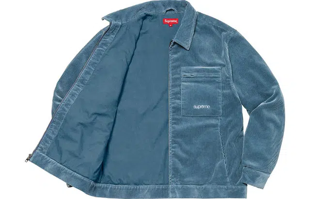 Supreme FW21 Week 8 Corduroy Zip Jacket