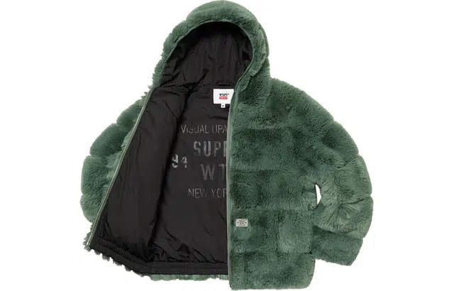 Supreme x WTAPS Faux Fur Hooded Jacket