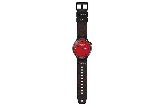 BAPE xSWATCH BIG BOLD LONDON 50 47mm Bape-Swatch-006