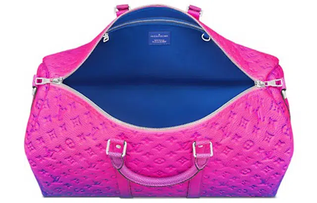 LOUIS VUITTON keepallVirgil Glitter Bandouliere 50