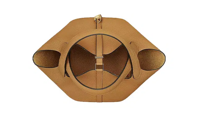 HERMES Picotin Lock 22Taurillon Clemence 4B Biscuit
