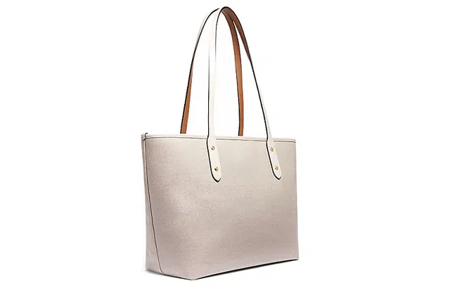 Glamorous large tote weekender bag in black weave