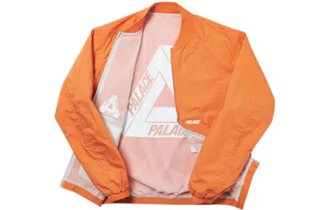 PALACE Reversible Overplay Bomber Orange Logo