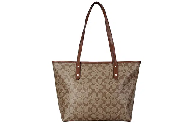 Glamorous large tote weekender bag in black weave