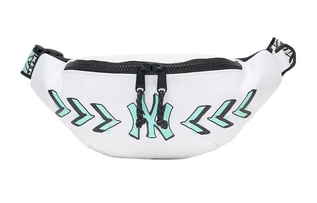 MLB NY Yankees Waist Bag White