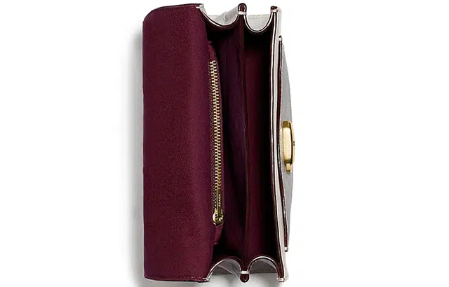 COACH Tabby 20 Small White Floral Embroidery