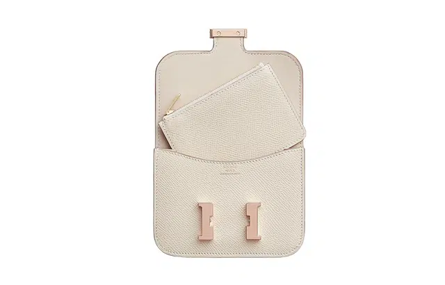 HERMES Constance Slim Epsom 10 Craie