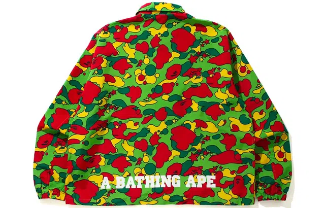 A BATHING APE Bape Sta Camo Relaxed Fit Coach Jacket