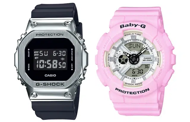 CASIO G-SHOCK BABY-G GM-5600-1+BA-110BE-4AER