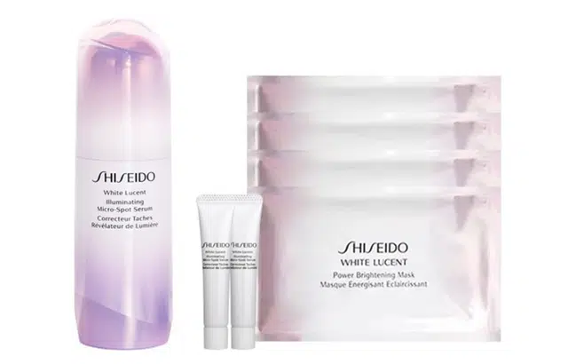 资生堂 光透耀白祛斑焕颜精华液套组 保湿提亮