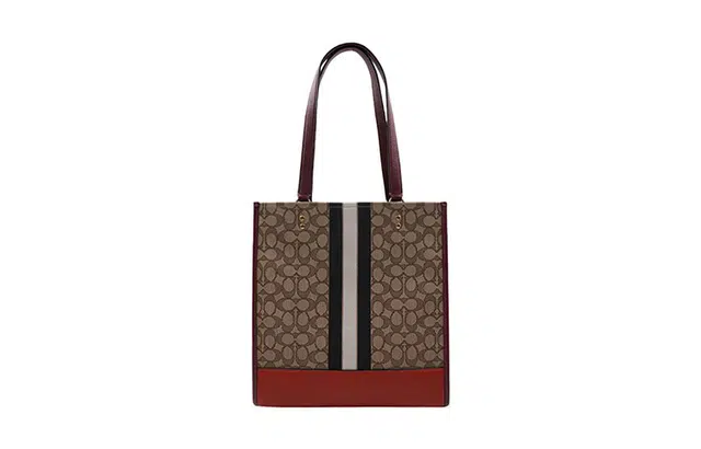COACH Dempsey 30 Logo Tote