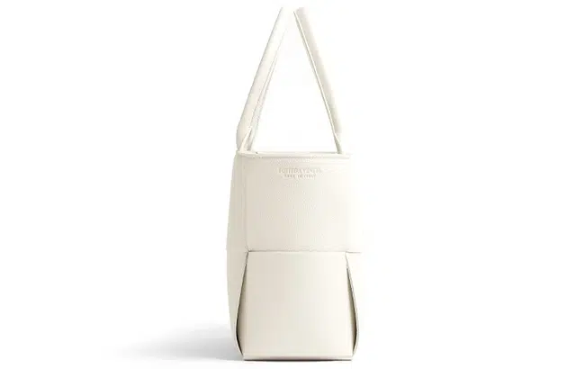 Bottega Veneta BV Woven Strapless Tote White