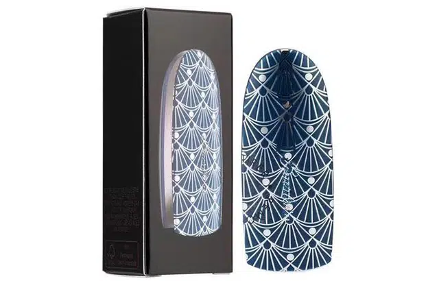 娇兰 臻彩宝石唇膏壳 珠光贝粉/孔雀蓝扇