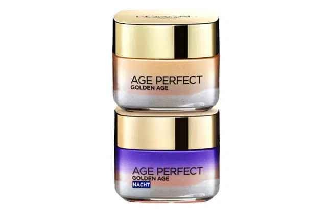 欧莱雅 金致臻颜玫瑰奢养粉妍日晚霜套装 保湿