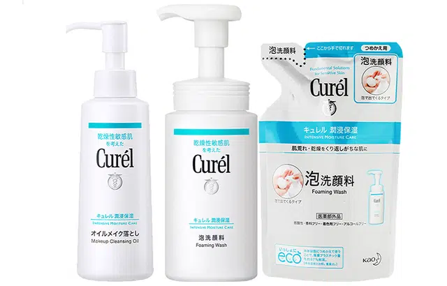 珂润 润浸保湿卸妆油+保湿洁颜泡沫+保湿补充装 温和清洁