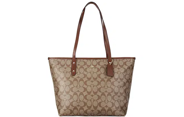 Glamorous large tote weekender bag in black weave