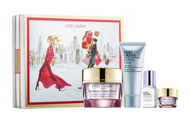 雅诗兰黛 弹力多肽面霜假日套装