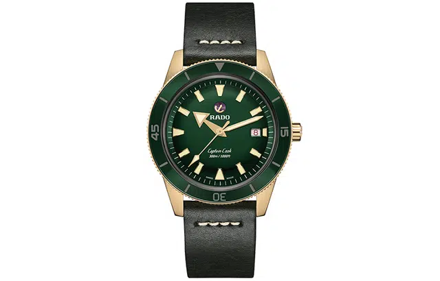 RADO Captain Cook 42mm Green Dial