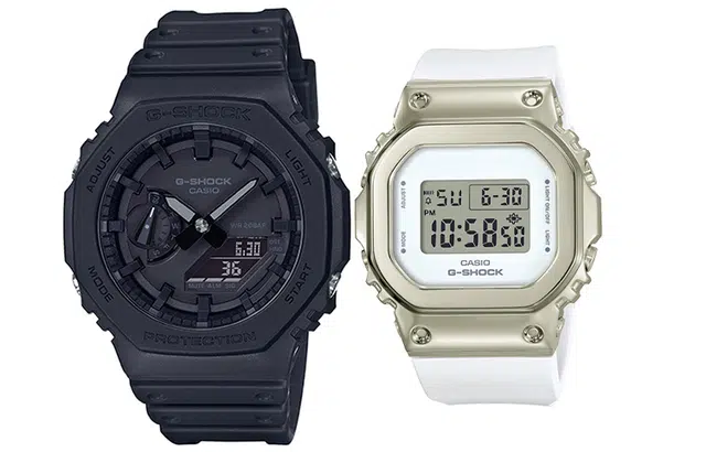 CASIO GA-2100-1A1+GM-S5600G-7ER
