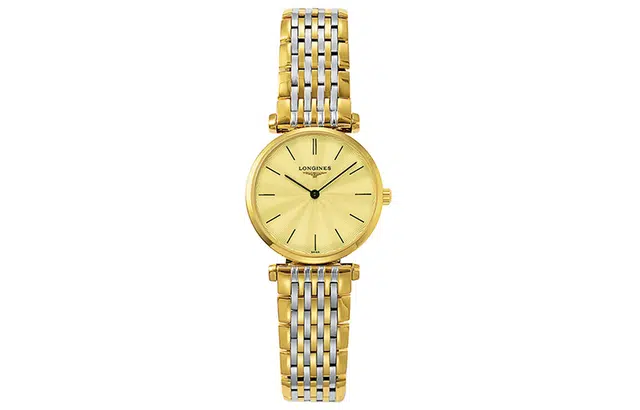 LONGINES 24mm PVD L4.209.2.42.7