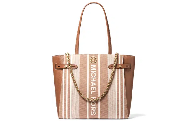 MICHAEL KORS MK Carmen Logo Tote