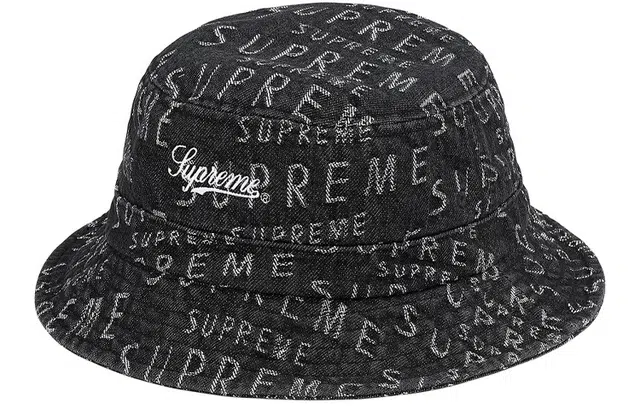 Supreme Week 17 Warp Jacquard Logos Denim Crusher