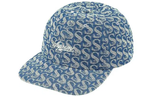 Supreme Monogram Denim 6-Panel