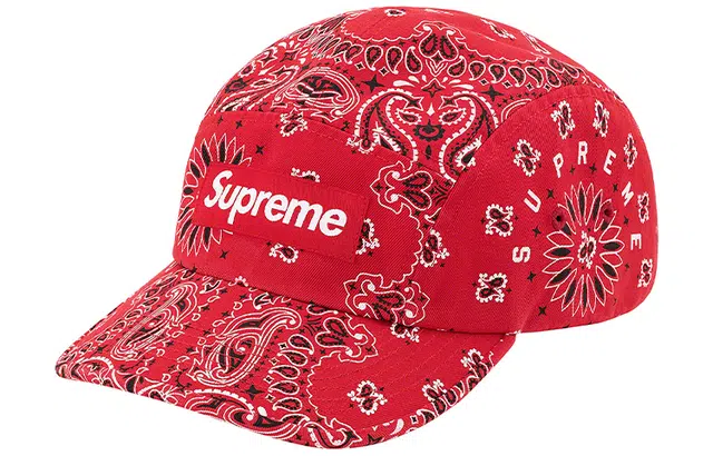 Supreme Bandana Camp Cap