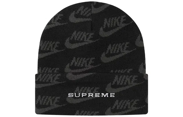 Supreme x Nike Jacquard Logos Beanie