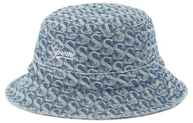 Supreme Week 8 Monogram Denim Crusher