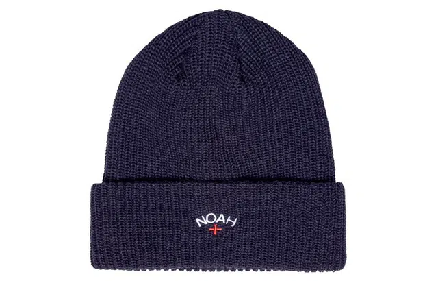NOAH Nyc Core Logo Beanie Navy