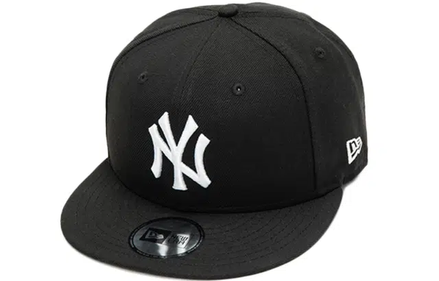 New Era NY Embroidery Black Cap