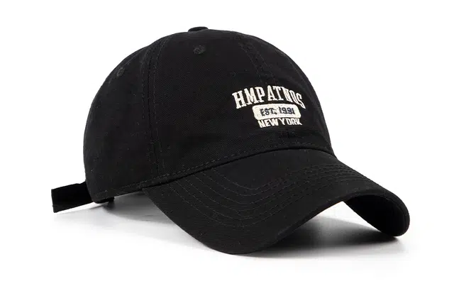 白卷 英文字母刺绣 做旧软顶 棉 棒球帽 男女同款情侣款