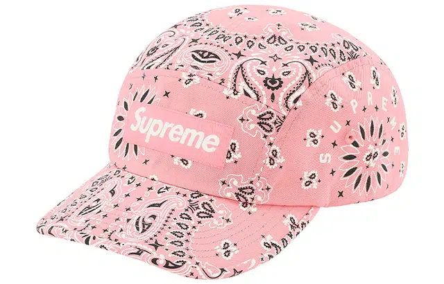 Supreme Bandana Camp Cap