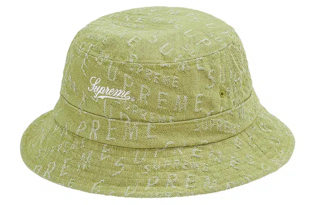 Supreme Week 17 Warp Jacquard Logos Denim Crusher