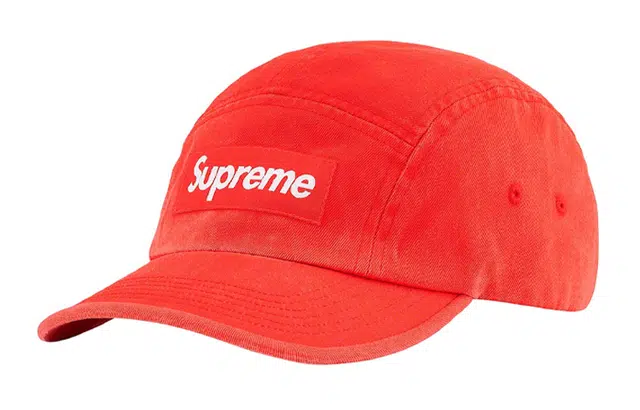Supreme Washed Chino Twill Camp Cap