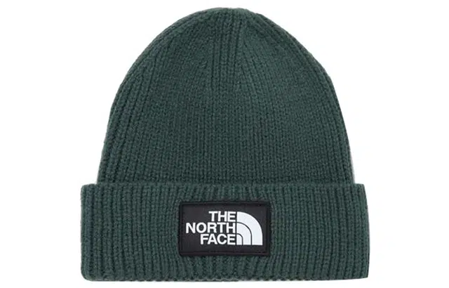 The North Face Classic Logo Beanie Dark Green