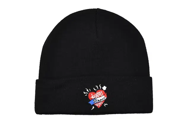 肯默 爱心针织帽情侣冷帽毛线帽男女同款