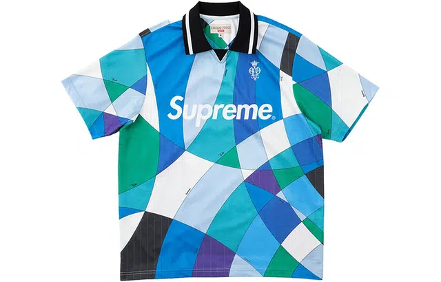 Supreme Week 16 x Emilio Pucci Soccer Jersey Polo