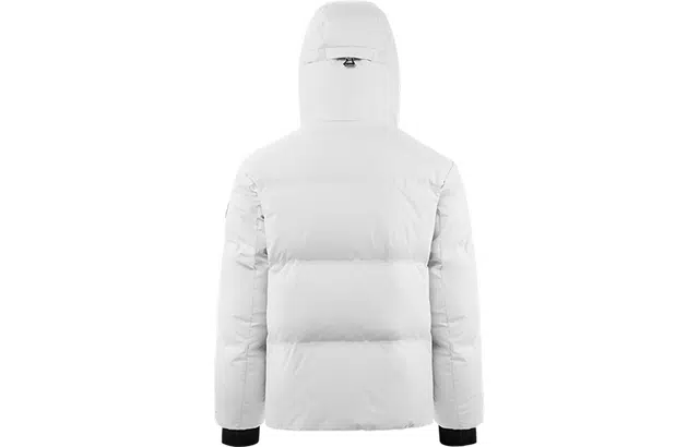 波司登 防风运动鹅绒滑雪纯色连帽厚款短款羽绒服 男款